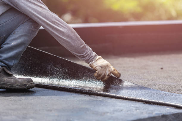Professional Exterior Waterproofing technician working in Vandiver, AL